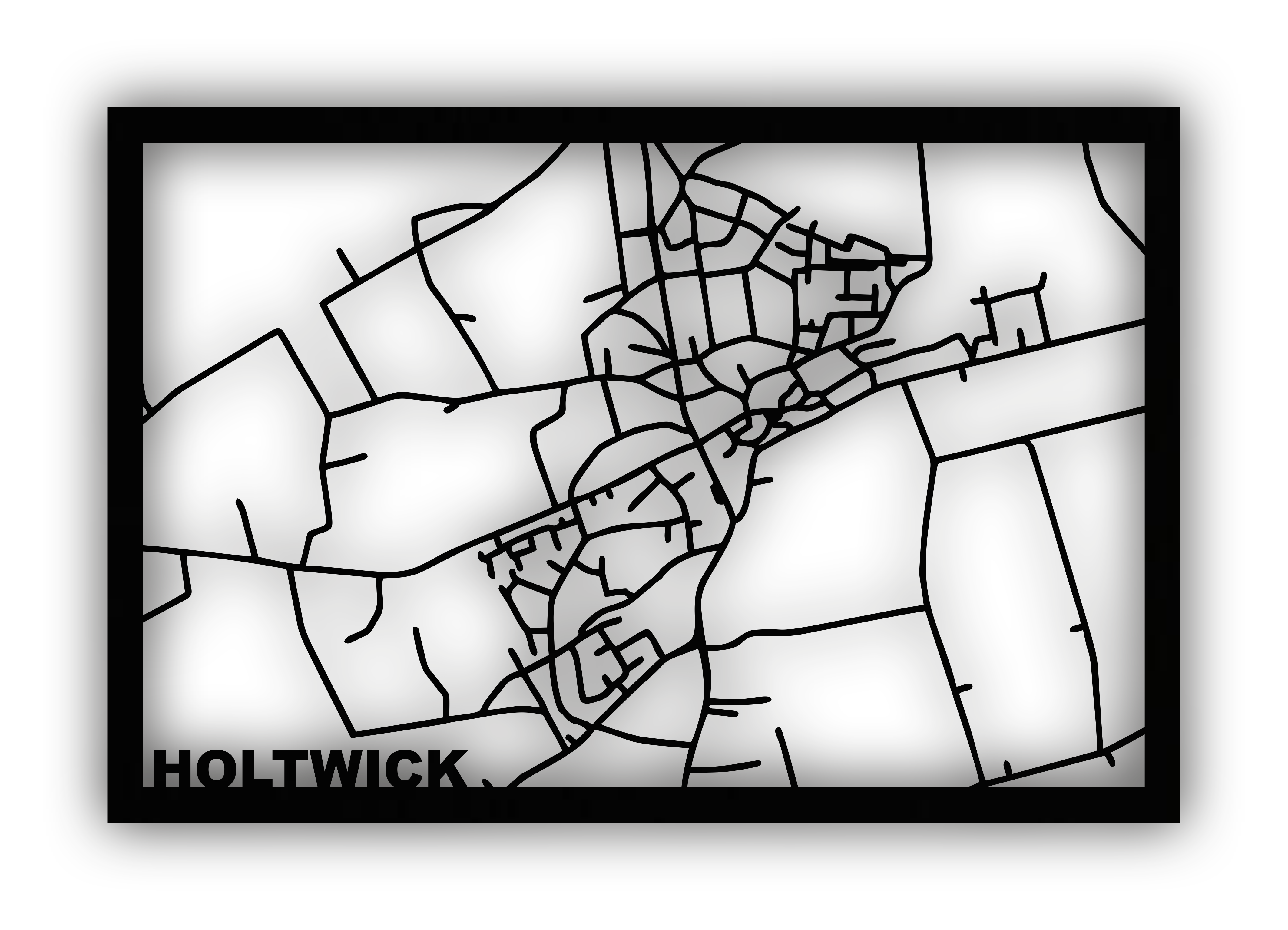 Stadtplan Holtwick - selbstklebend
