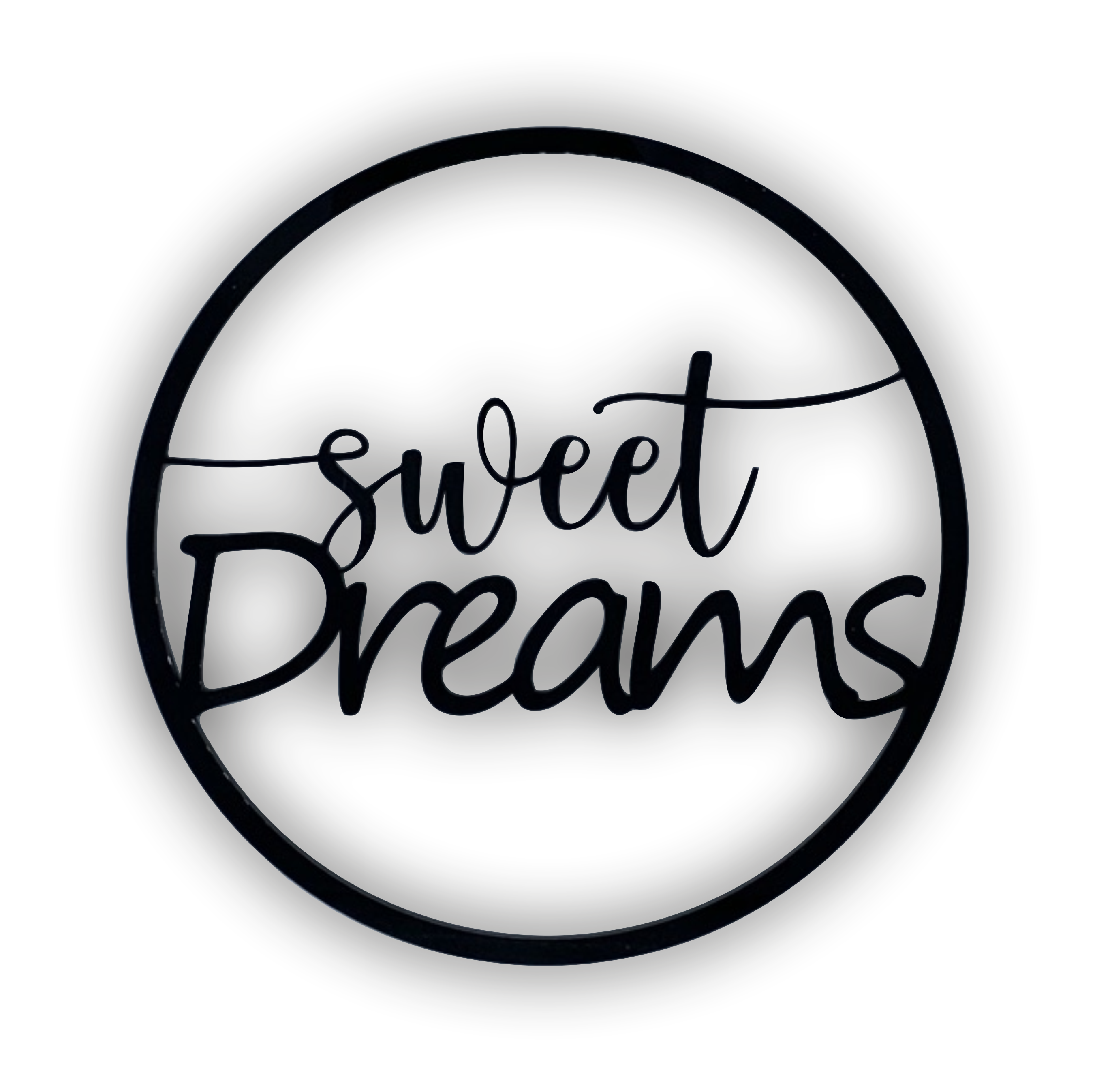 Sweet Dreams - Acryl schwarz