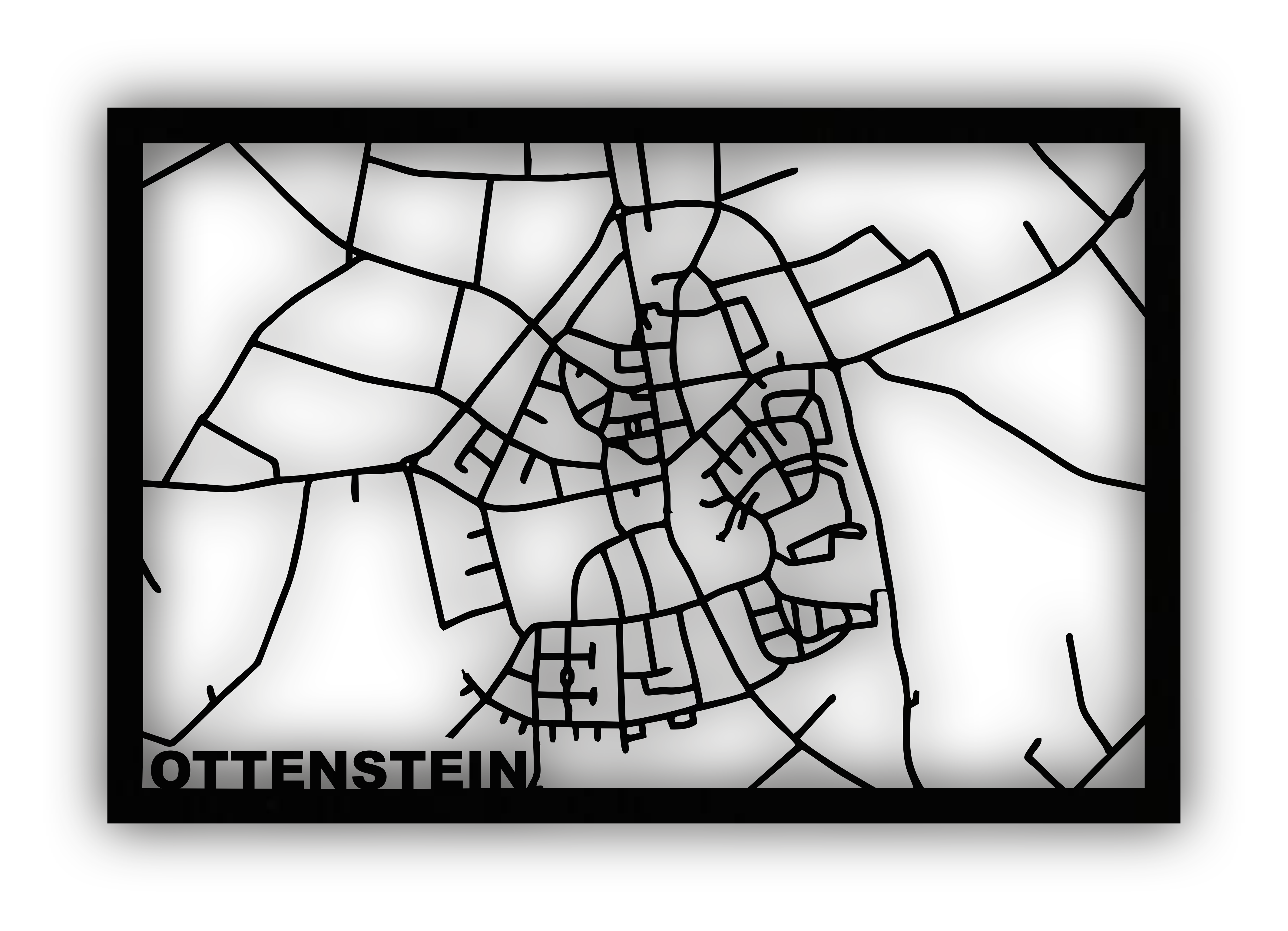 Stadtplan Ottenstein - selbstklebend